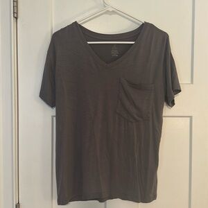 Kyte Baby Charcoal V Neck Shirt